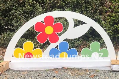 Half Round - Flowers