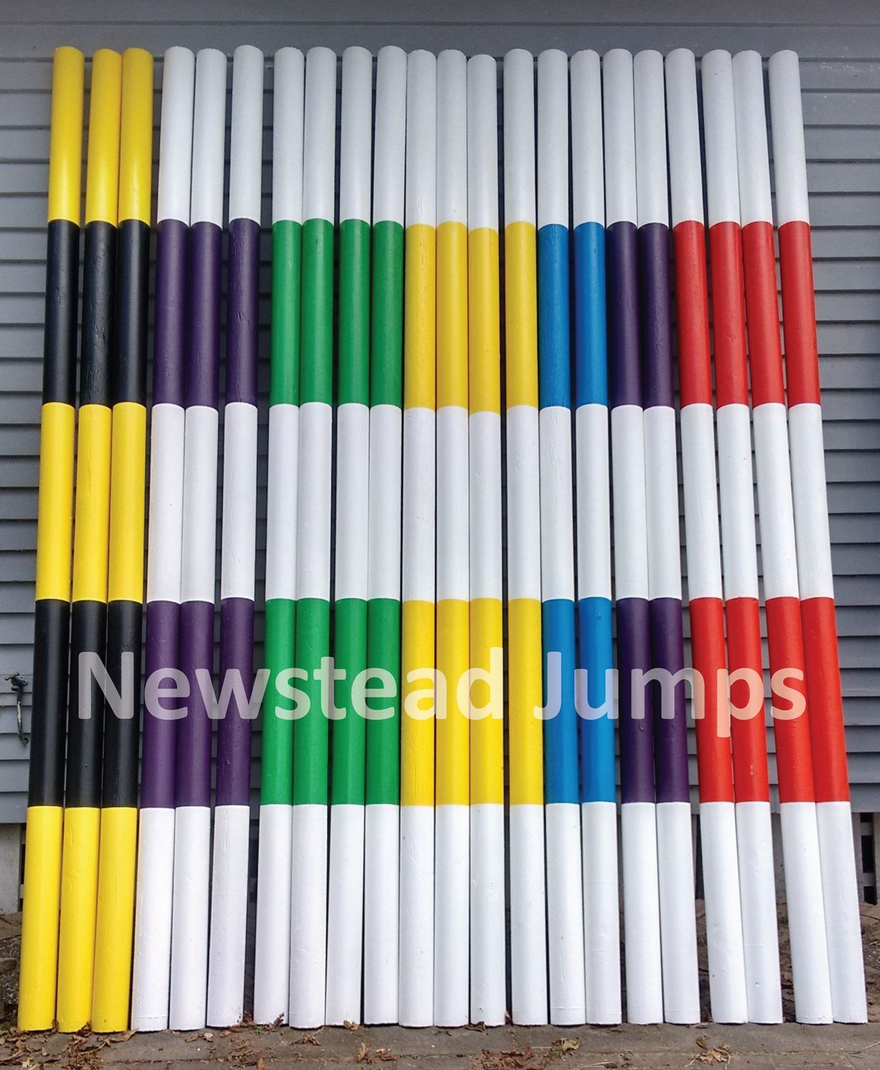 Show Jumps Poles 3.6m long Coloured
