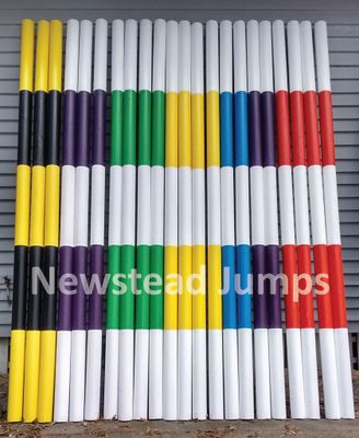 Show Jumps Poles 3.6m long Coloured