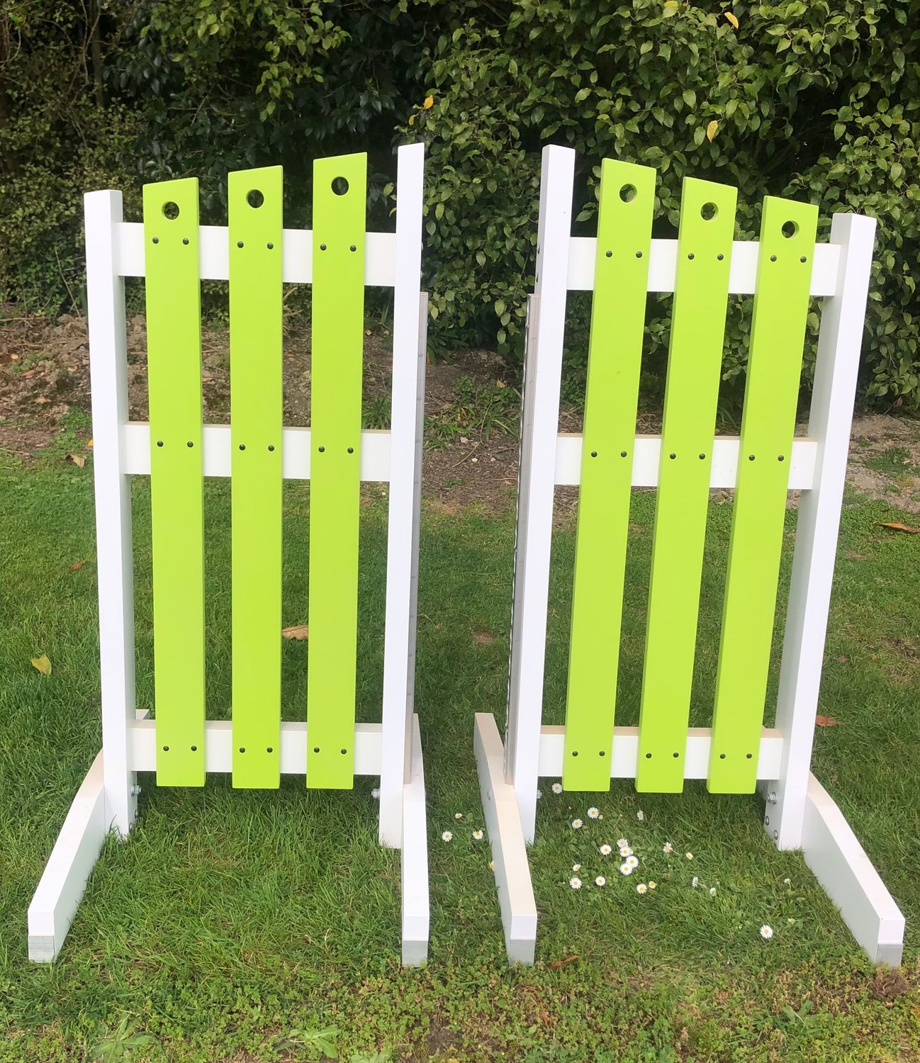 Wooden Picket Wing Jump Stands