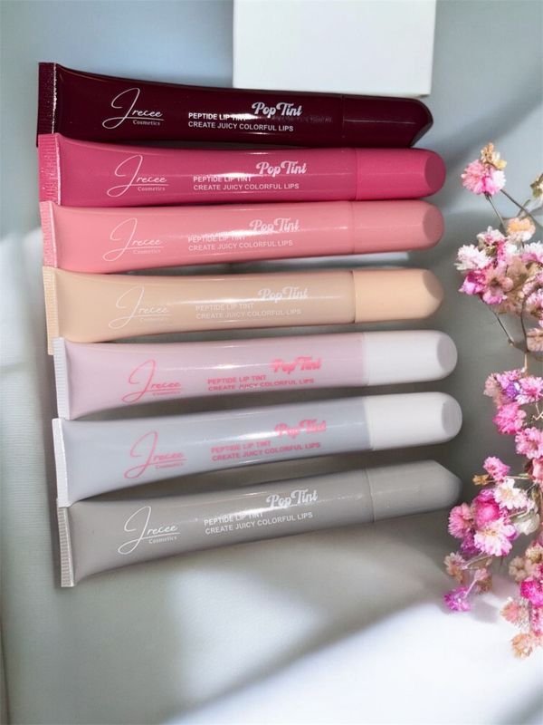 Pop Tint peptide lip glosses