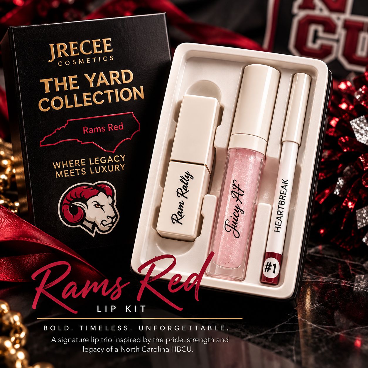 Rams Red Lip Set