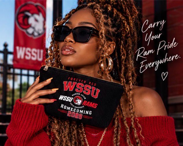 WSSU Forever Red 2026 Limited-Edition Makeup Bag ❤️🖤 WSSU Forever Red 2026 Limited-Edition Makeup Bag ❤️🖤