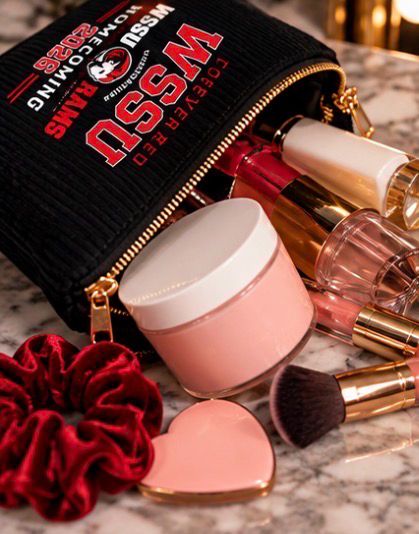 WSSU Forever Red 2026 Limited-Edition Makeup Bag ❤️🖤 WSSU Forever Red 2026 Limited-Edition Makeup Bag ❤️🖤