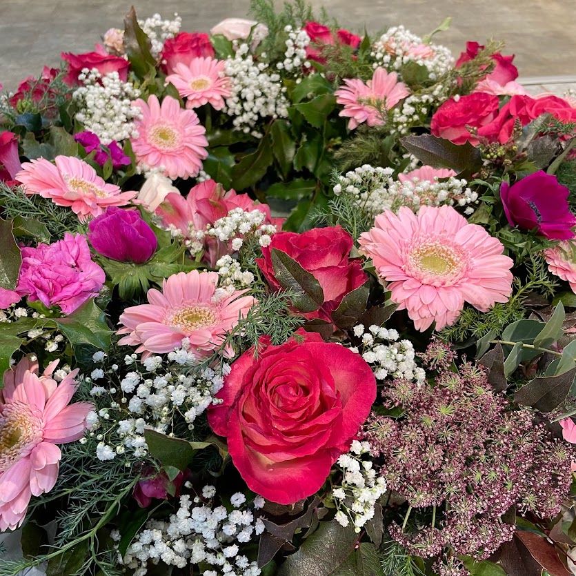 Trauerkranz Rosa, Pink, Rot - ab 150,00