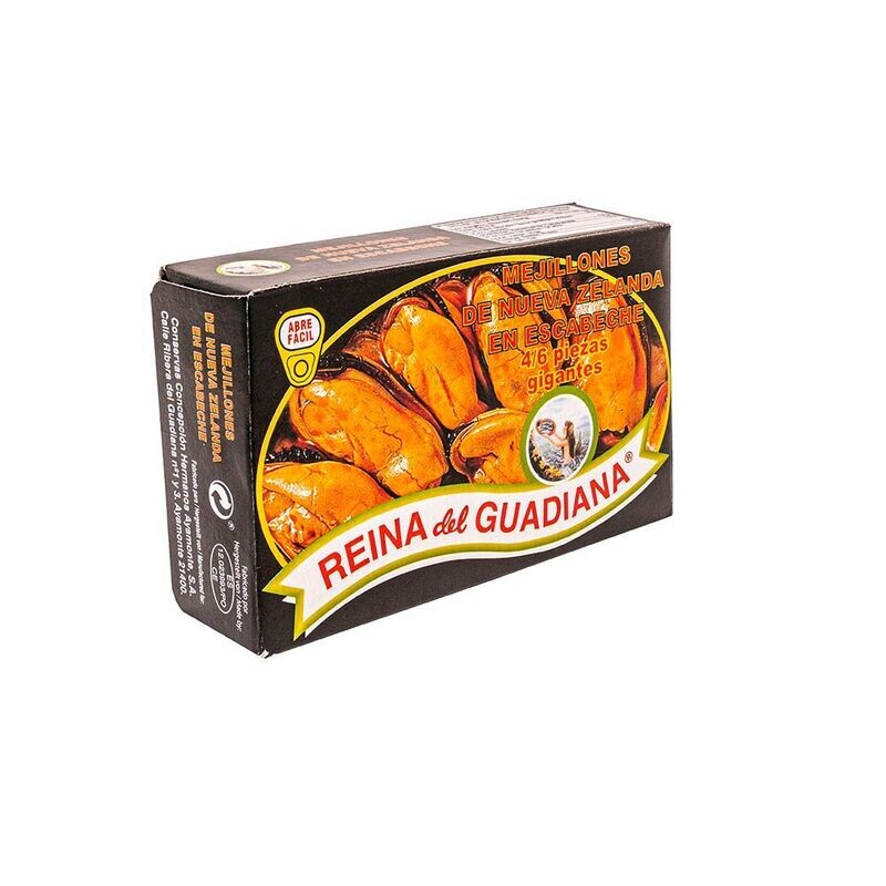 Mejillones de Nueva Zelanda en escabeche 120g