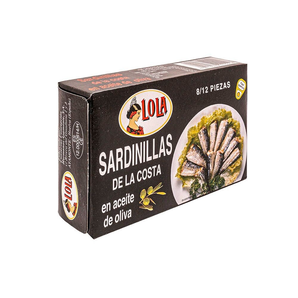 Sardinillas de la costa en aceite de oliva 125g