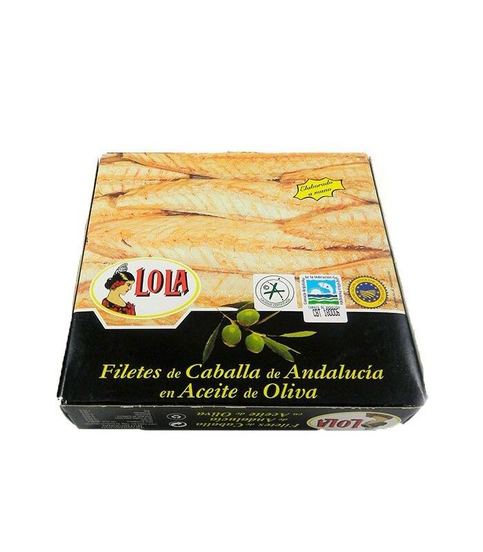 Filetes de caballa de Andalucía en aceite de oliva 280 g