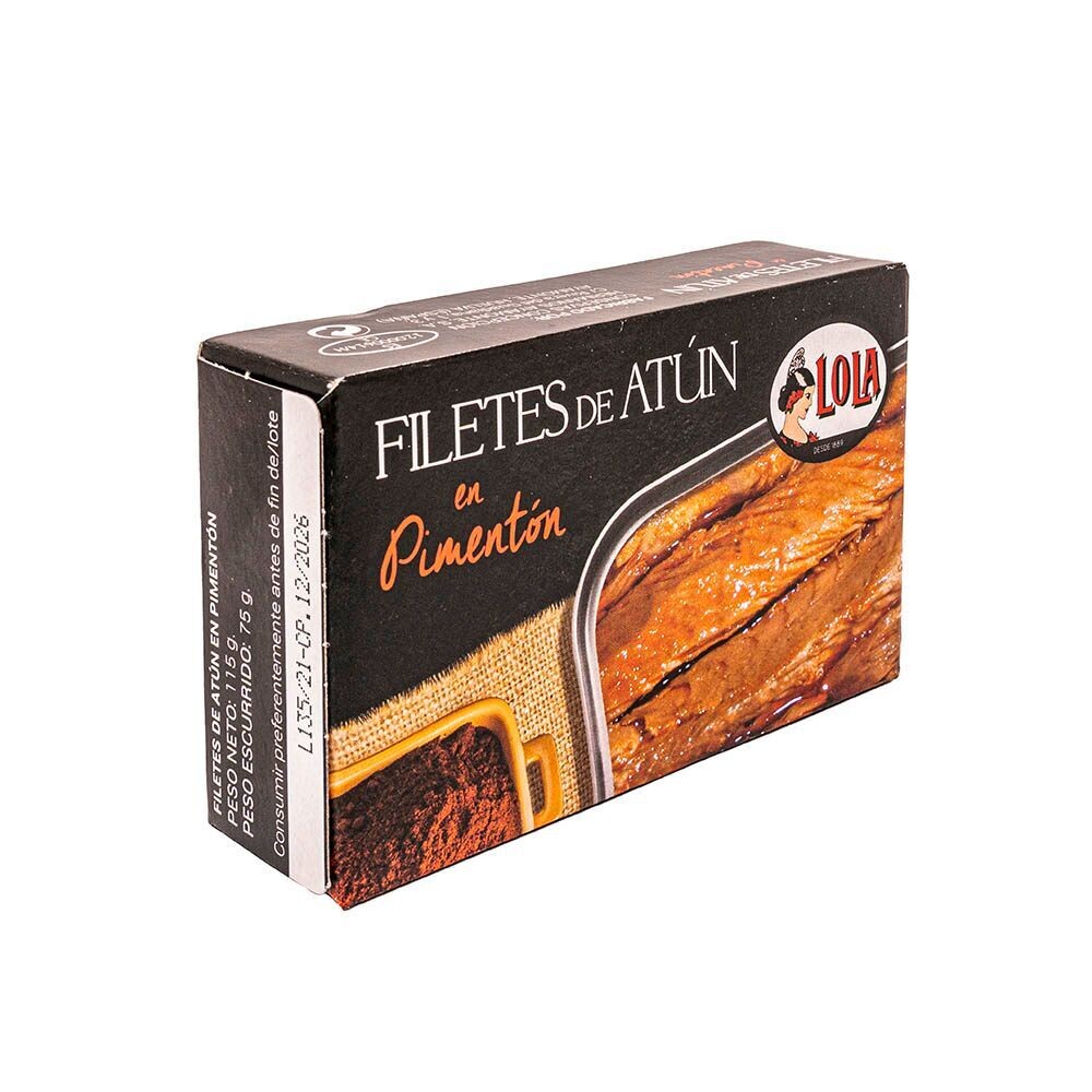 Filetes de atún en pimentón 125g