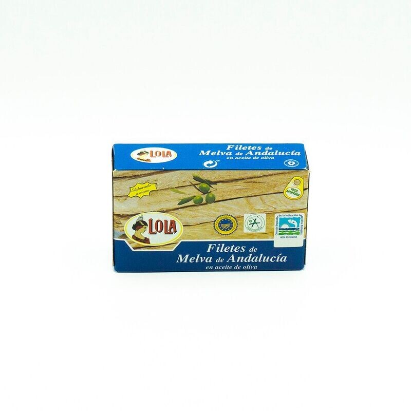Filetes de melva de Andalucía en aceite de oliva  125g
