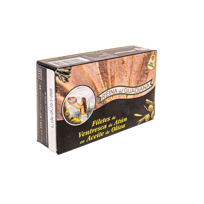 Filetes de ventresca de atún en aceite de oliva 125g