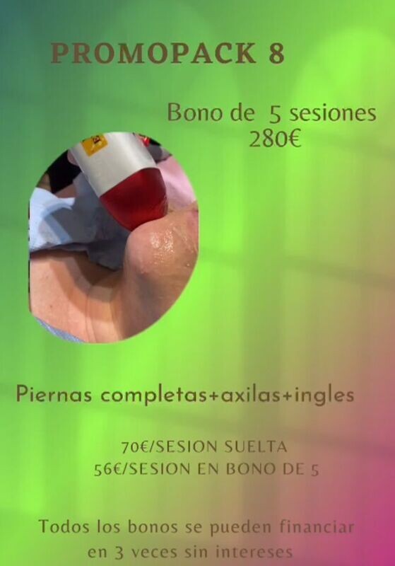 Láser Promo pack 8