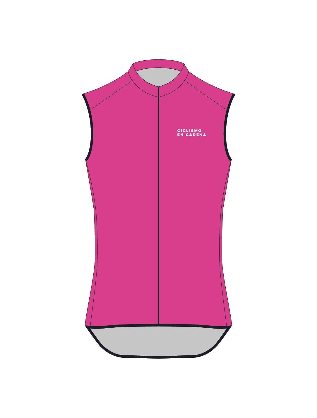 CHALECO FUCSIA CEC