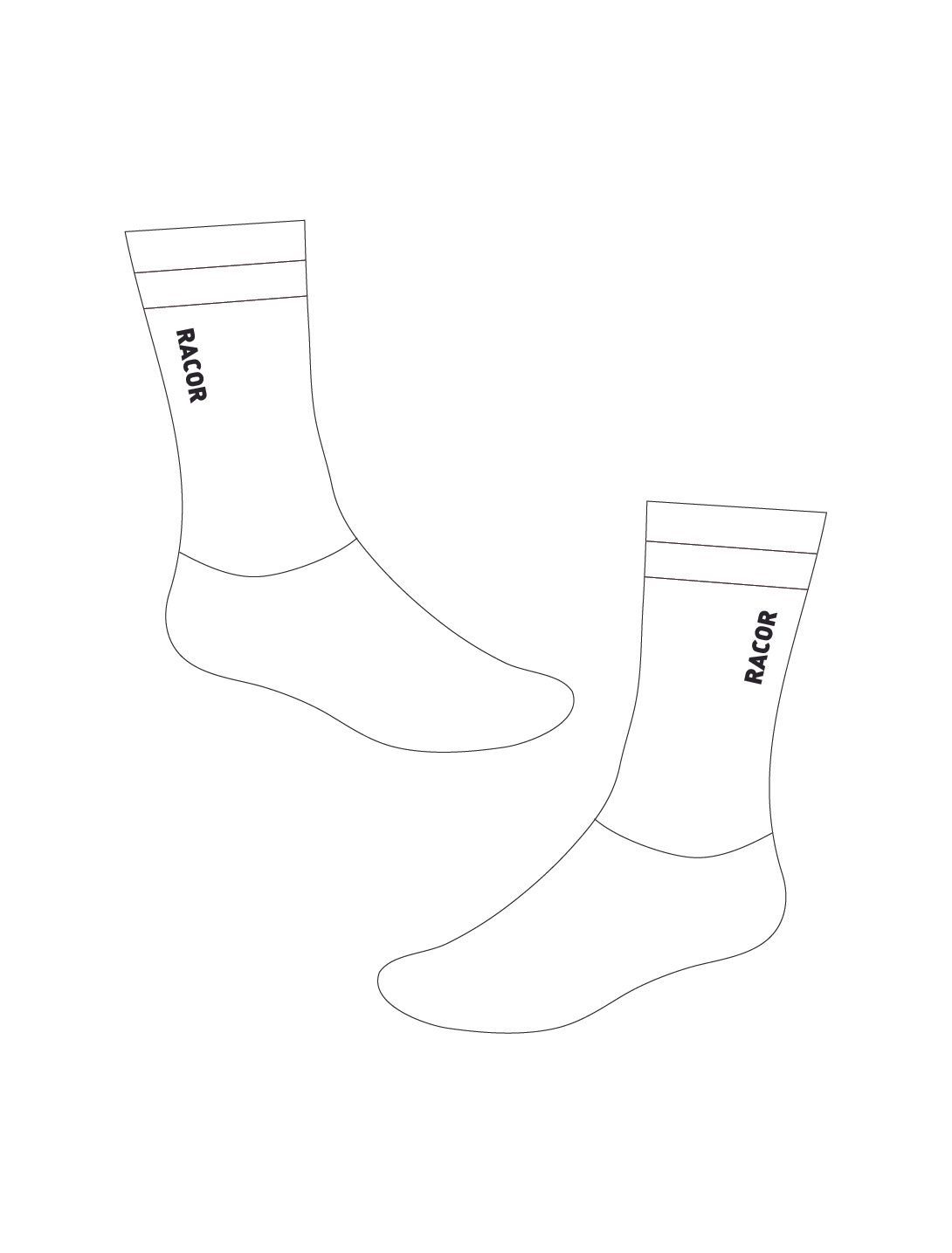 CALCETINES AERO - RACOR BLANCO