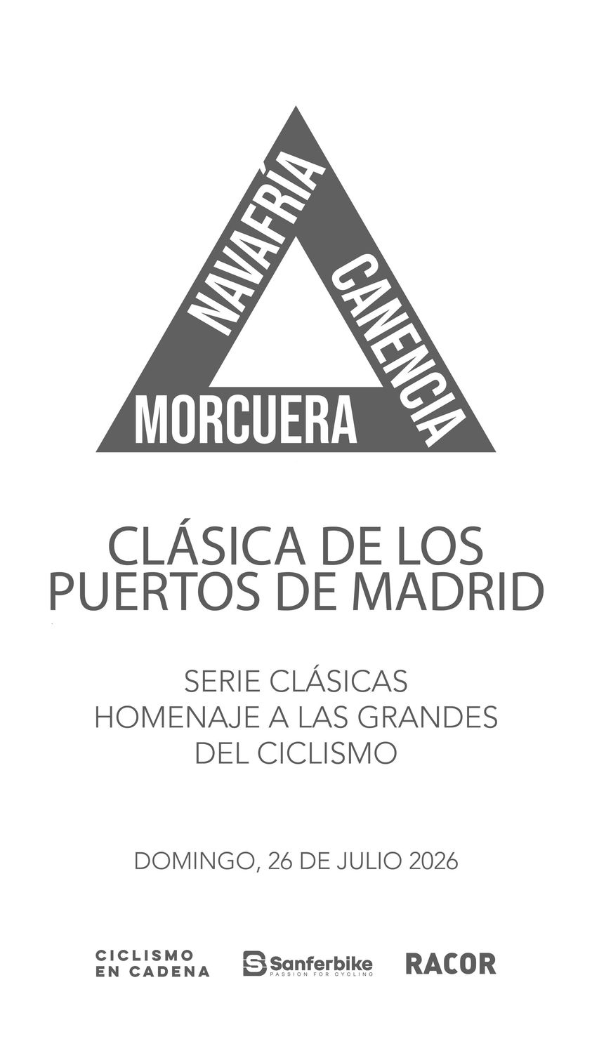 PARTICIPACIÓN - CLÁSICA PUERTOS DE MADRID - 2026 PARTICIPACIÓN - CLÁSICA PUERTOS DE MADRID - 2026