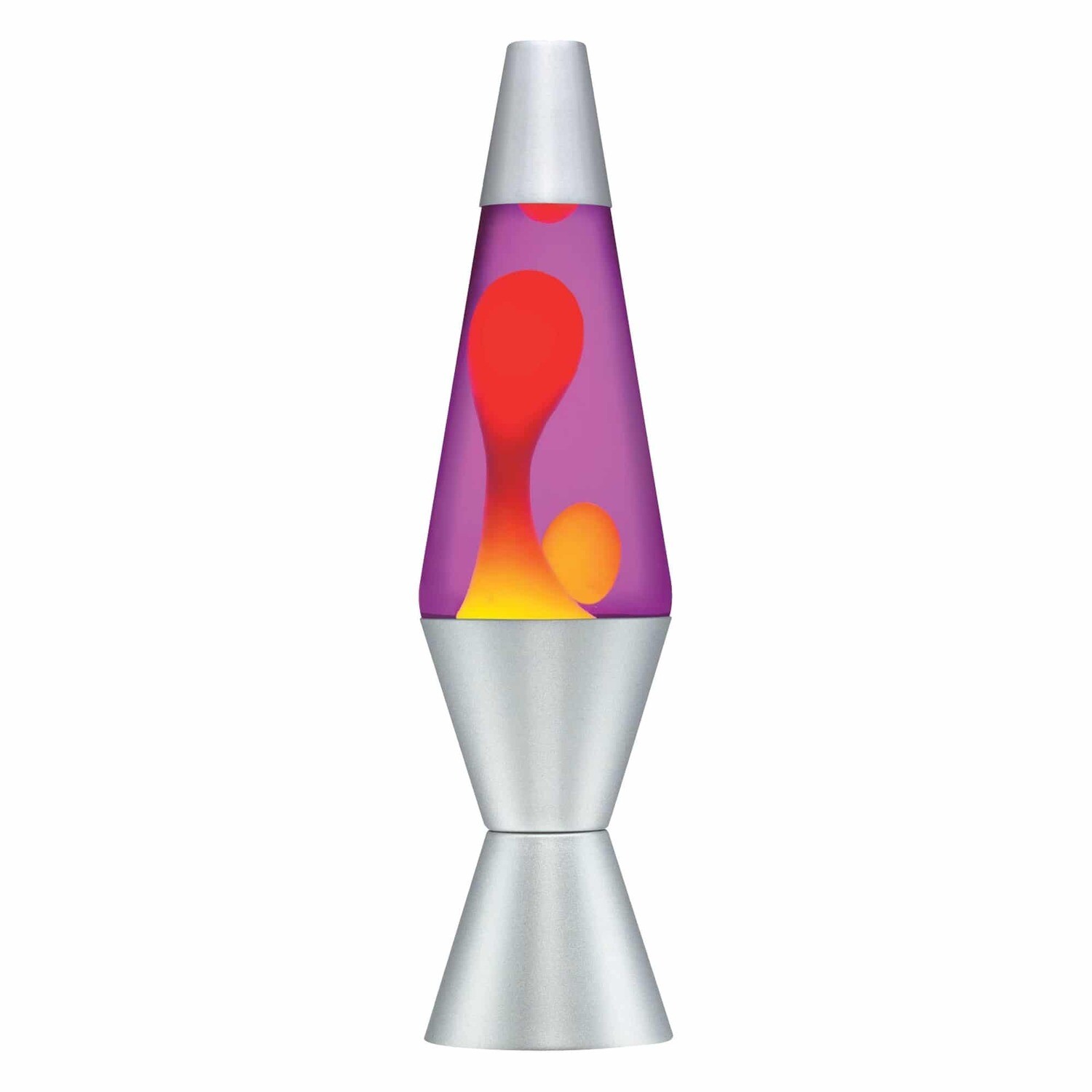 Lava Lamp 14.5&quot; - Yellow w/ Purple