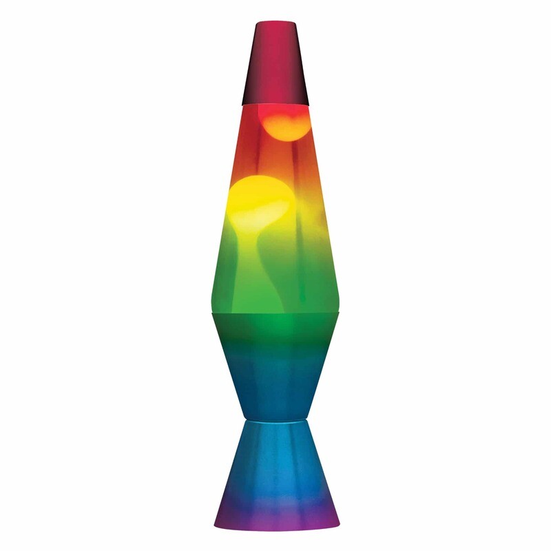 Lava Lamp 14.5&quot; - (C.BASE) Rainbow