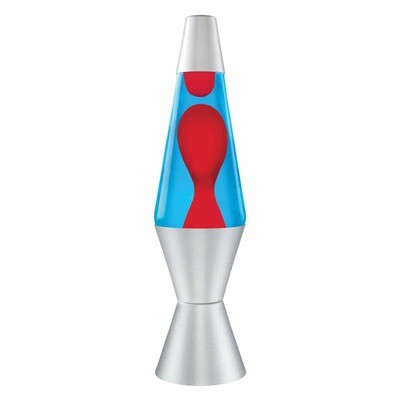 Lava Lamp 14.5" - Red/Blue