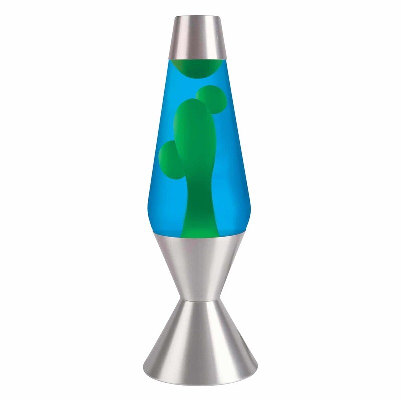 Lava Lamp 16.3&quot; - Yellow &amp; Blue