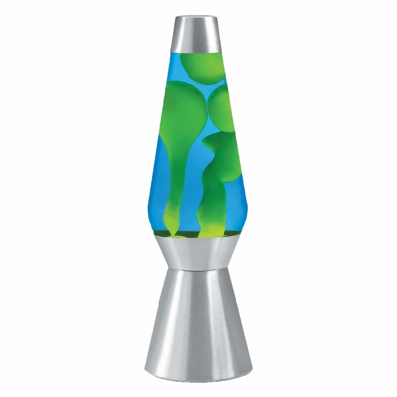 Lava Lamp 27&quot; - Yellow/Blue