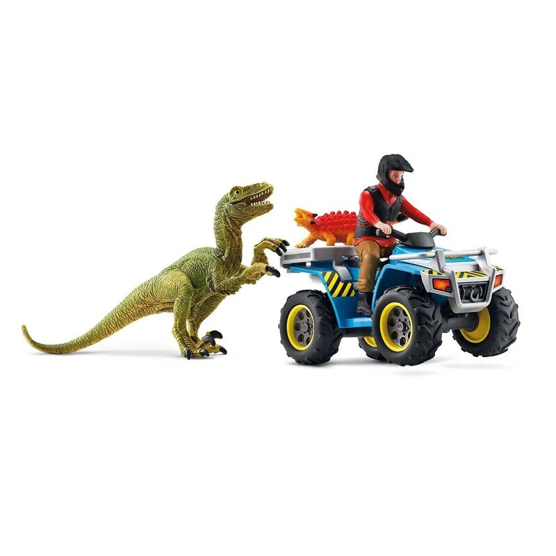 Dinosaur - Quad Escape from Velociraptor