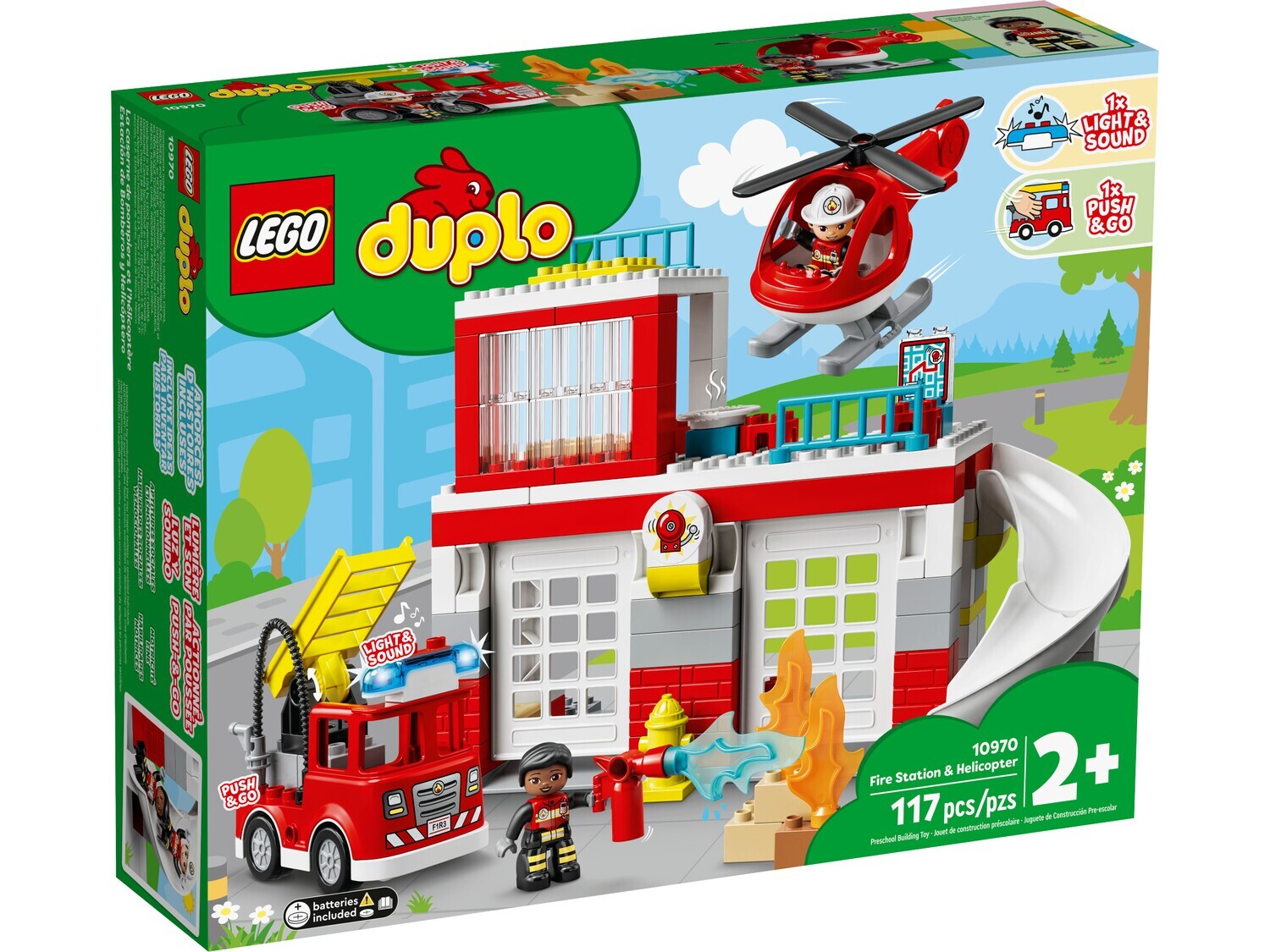LEGO® DUPLO - Fire Station and Helicopter