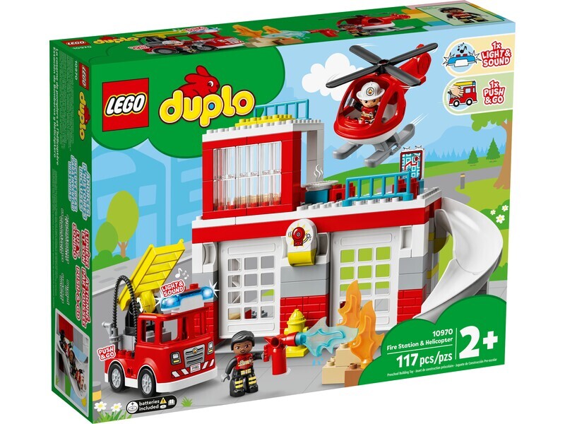 LEGO® DUPLO - Fire Station and Helicopter