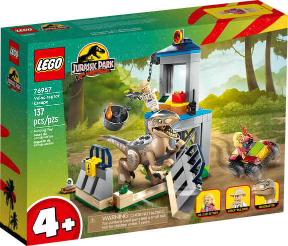 LEGO® JURASSIC - Velociraptor Escape
