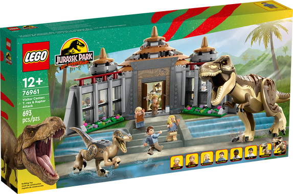 LEGO® JURASSIC - Visitor Center: T. Rex &amp; Raptor Attack