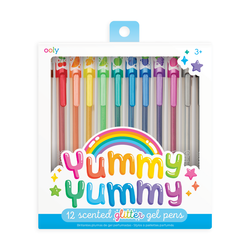 Yummy Yummy Scented Glitter Gel Pens, 12pk