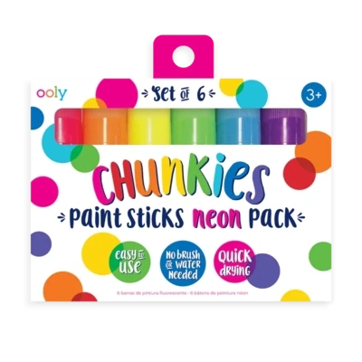 Chunkies Paint Sticks 6 pk - Neon