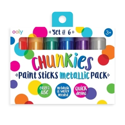 Chunkies Paint Sticks 6 pk - Metallic