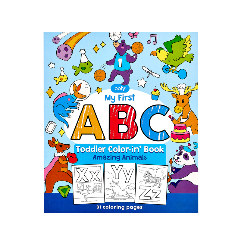 Toddler Color-In Book - A B C
