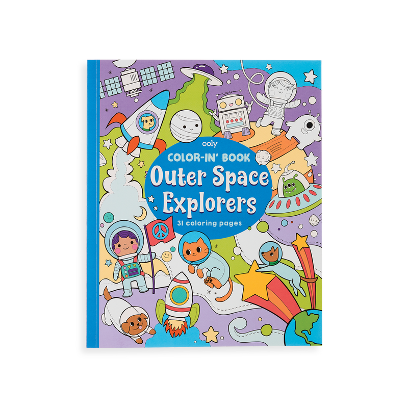 Color-In&#39; Book - Outer Space Explorers