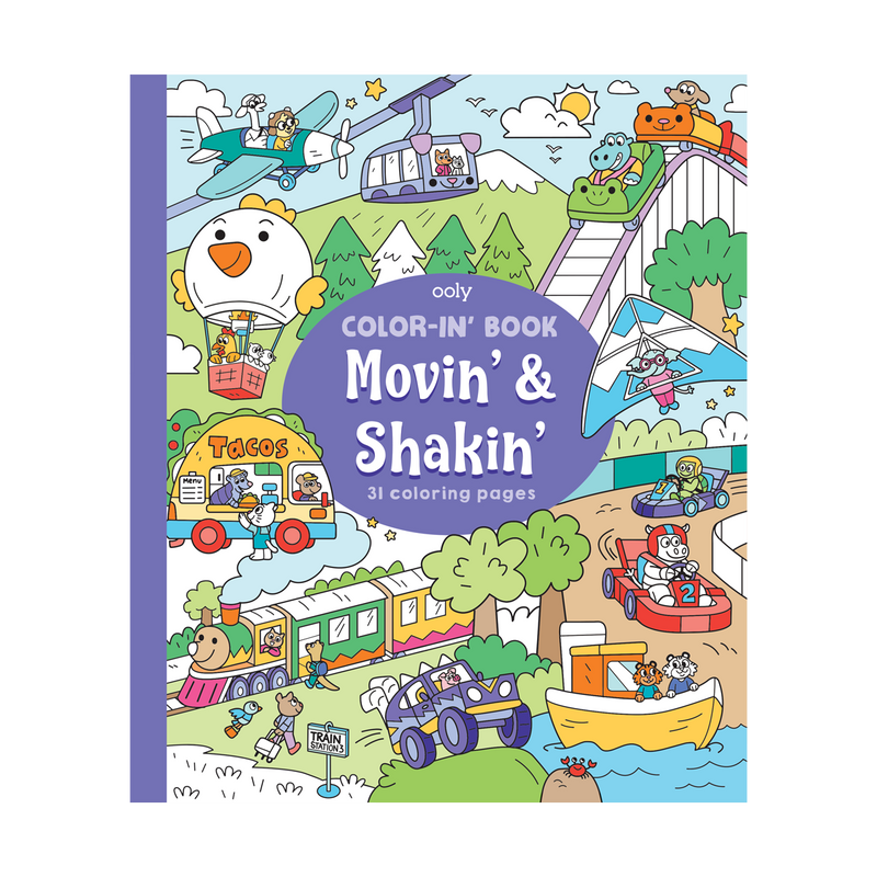 Color-In&#39; Book - Movin&#39; and Shakin&#39;