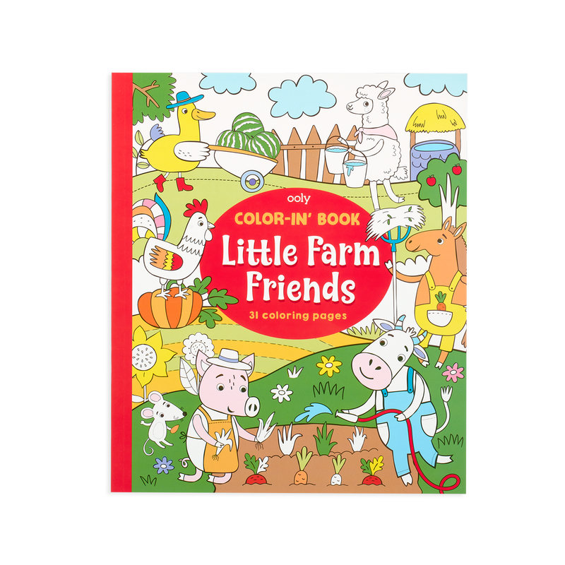 Color-In&#39; Book - Little Farm Friends