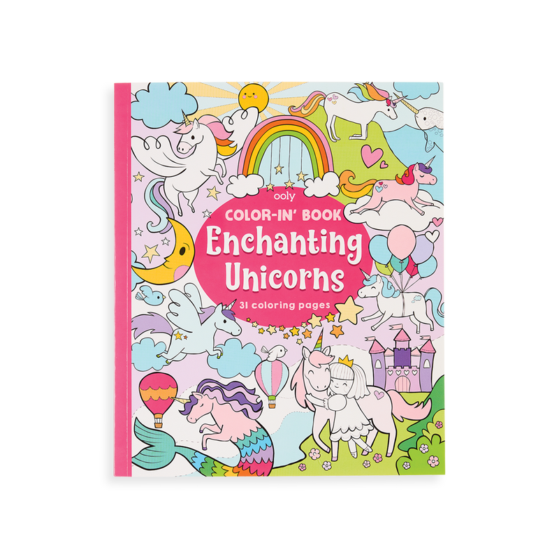 Color-In&#39; Book - Enchanting Unicorns