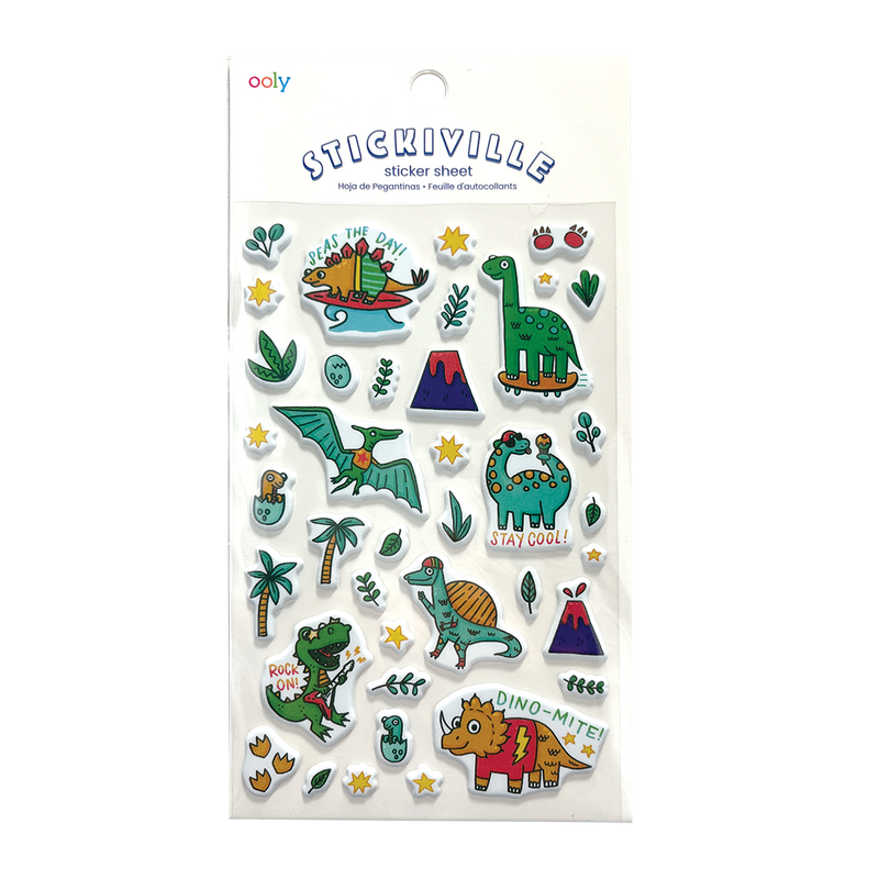 Stickiville Standard - Dino-Mite! Puffy