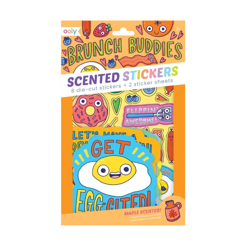 Stickiville Stickers - Brunch Buddies, Scented 2 Sheets