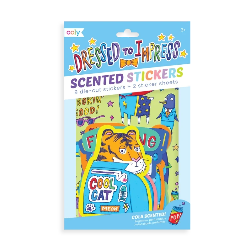 Stickiville Stickers - Dressed to Impress, Scented 2 Sheets