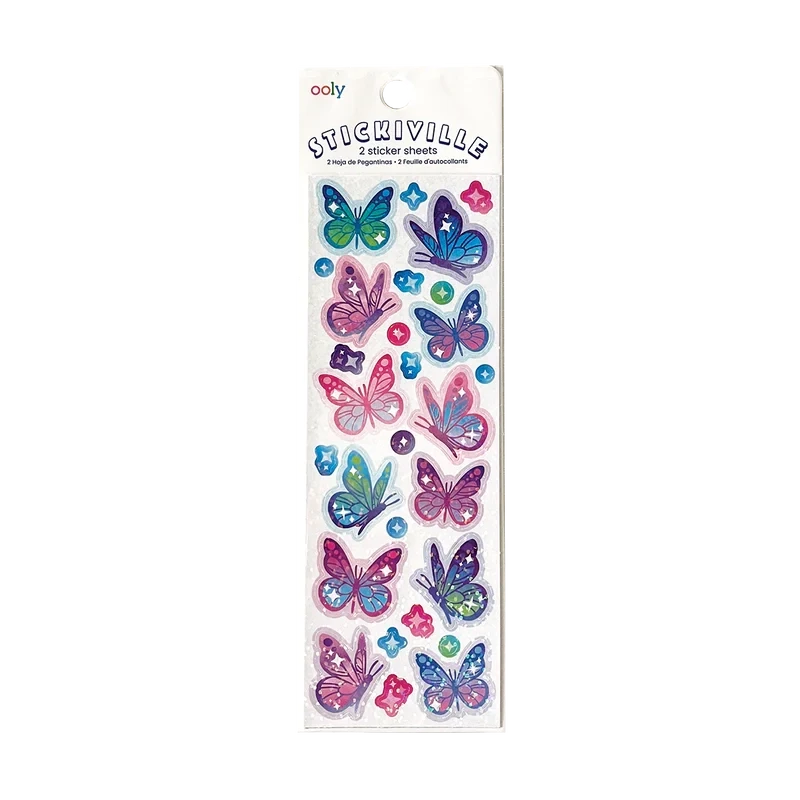 Stickiville Skinny - Glittery Butterflies