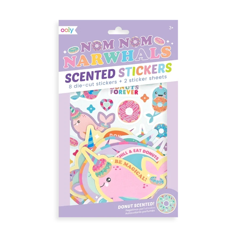 Scented Stickers - Nom Nom Narwhals