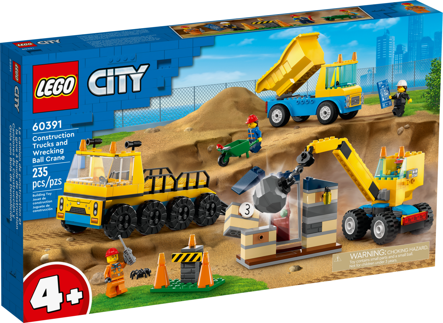 LEGO® CITY - Construction Trucks and Wrecking Ball Crane