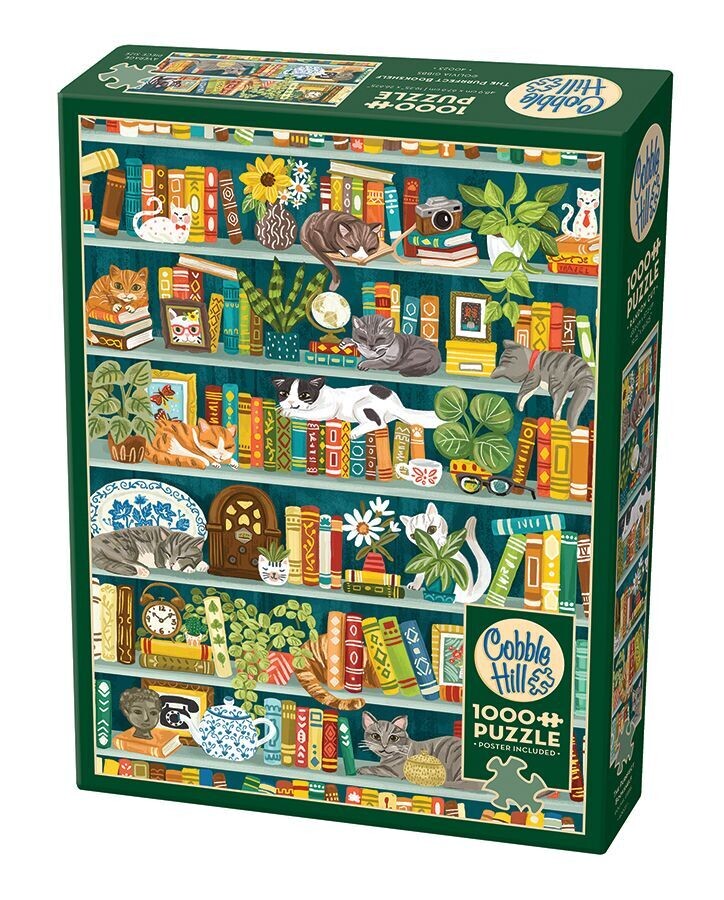 1000pc: The Purrfect Bookshelf