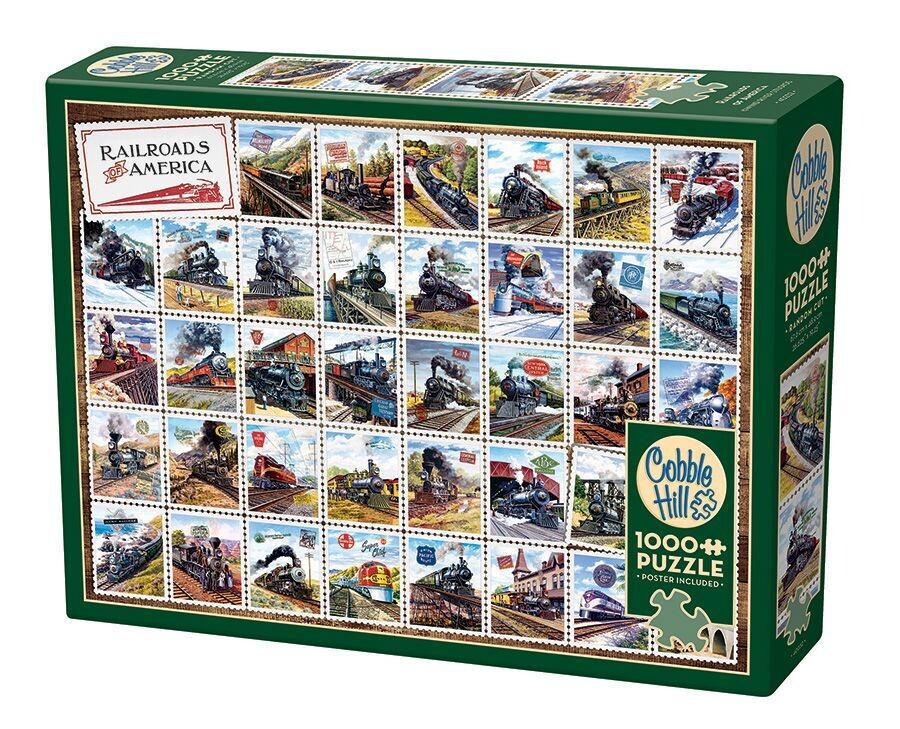 1000pc: Railroads of America