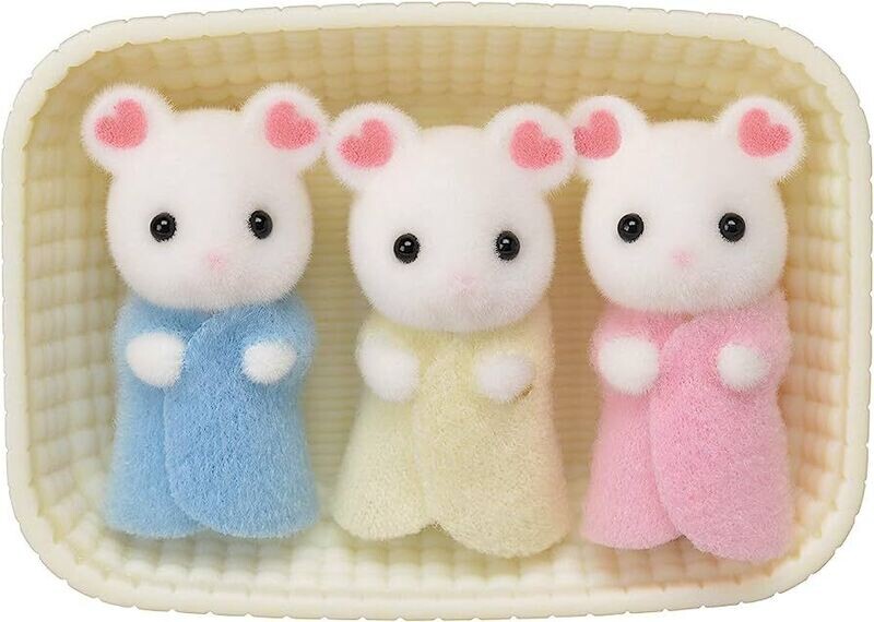 Triplets - Marshmallow Mouse