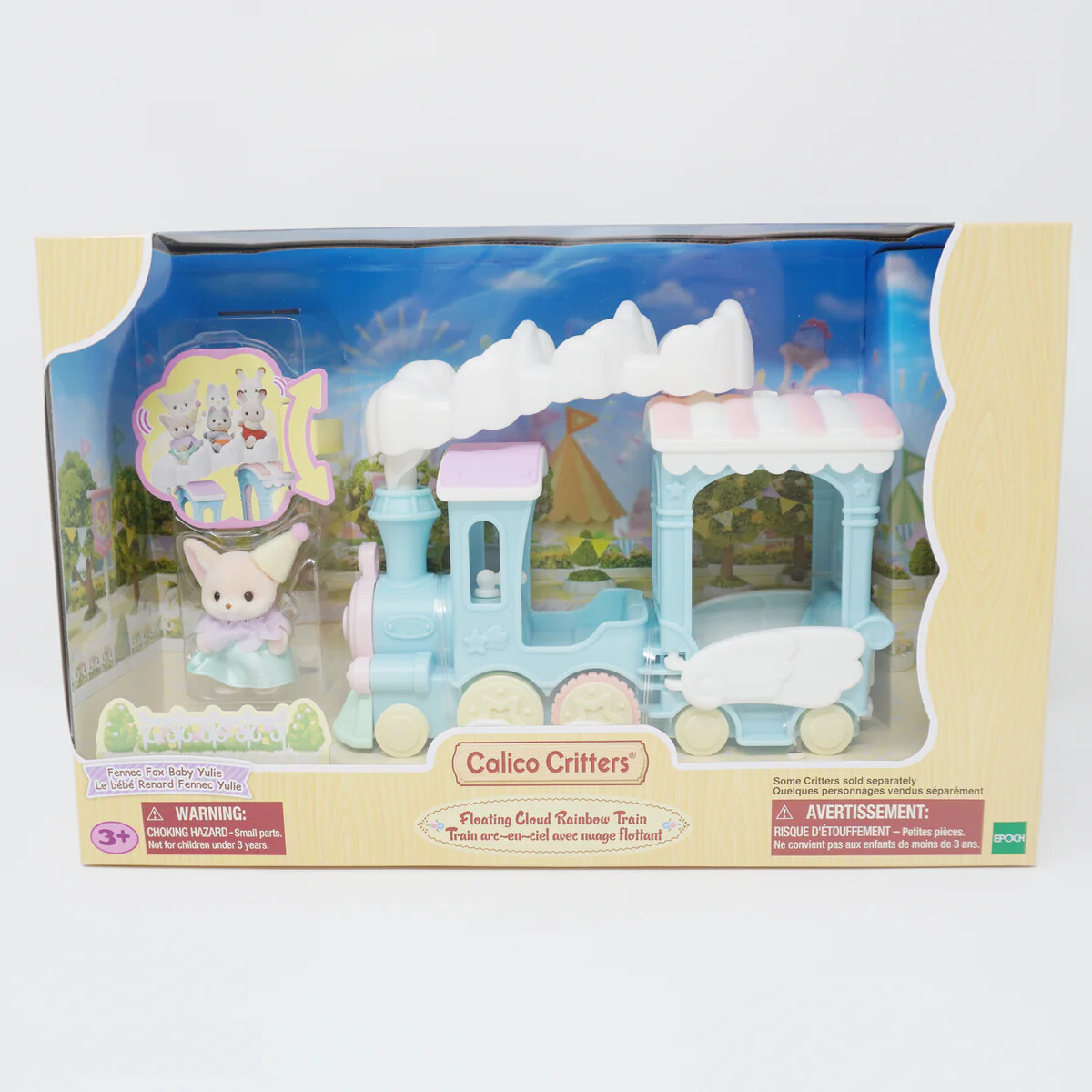 Floating Cloud Rainbow Train