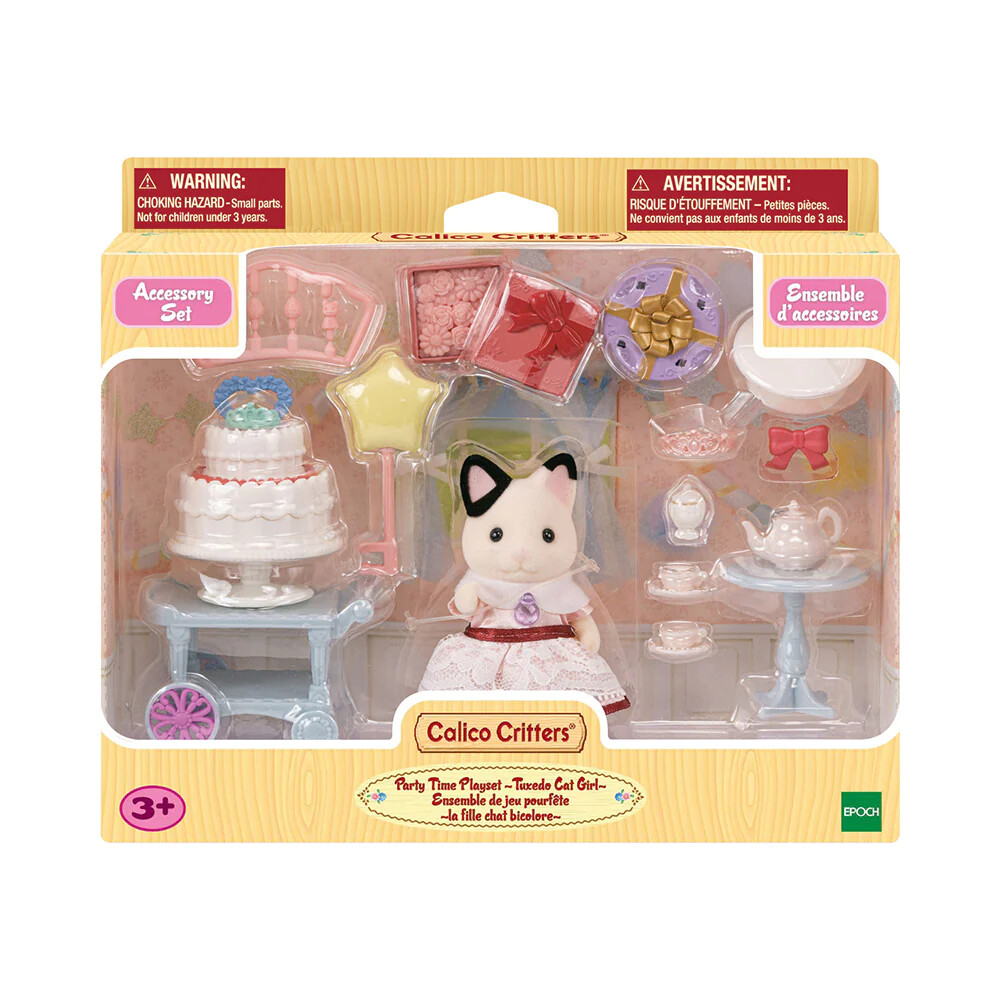 Party Time Play Set - Tuxedo Cat Girl