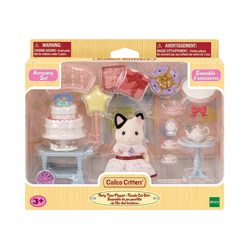 Party Time Play Set - Tuxedo Cat Girl