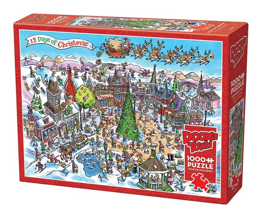 1000pc: 12 Days of Christmas , Doodletown